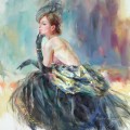 Beautiful Girl Dancer AR 10 Impressionist